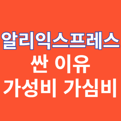 알리익스프레스 싼 이유 썸네일