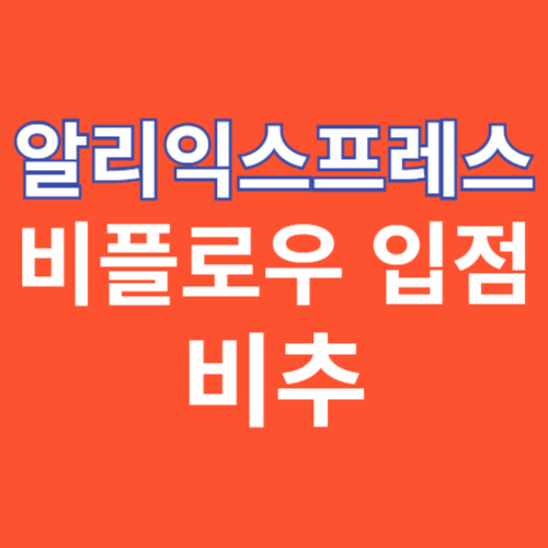 알리익스프레스 비플로우 입점